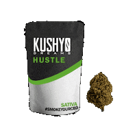 Weed Cannabis Sticker by Kushy Dreams