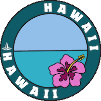 Globe-Trotter usa america united states hawaii Sticker