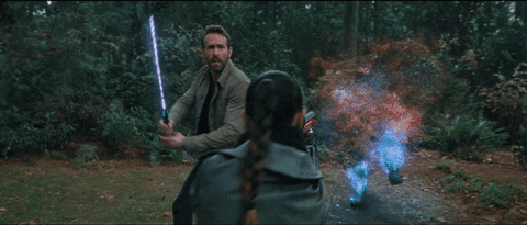 RegalT giphyupload reaction boom ryan reynolds GIF