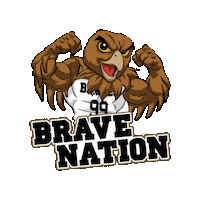 UNCP basketball north carolina braves uncp Sticker