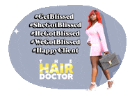 BlissTheHairDoctor paul mitchell happy client happyclient getblissed Sticker