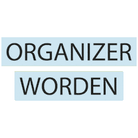 ilonavisker opruimen ilonavisker organizerworden opruimtip Sticker