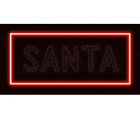 Christmas Santa Sticker by AllWriteByMe