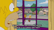 Looking Around Episode 18 GIF by The Simpsons