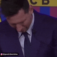 Sad Lionel Messi GIF