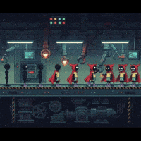Production Line Pixel GIF by G*BOY