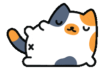 TamadoriCollection happy cat confused sassy Sticker