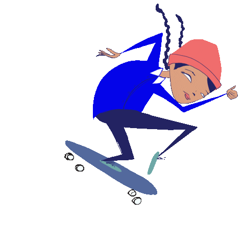 kellytowles cool skate sick skateboard Sticker