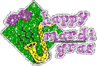Happy Mardi Gras Sticker