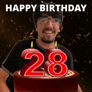 Happy 28Th Birthday GIF