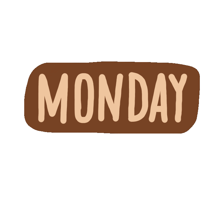 Monday Smental Sticker