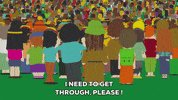 crowd yelling GIF by South Park 