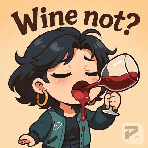 Hana Drinking Wine GIF by Persona