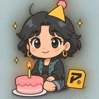 Birthday Cake Minimalist GIF by Persona