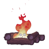 Frame By Frame Burn Sticker by Happy Motion