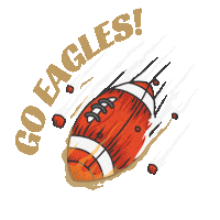 High School Football Go Eagles Sticker by Lake Mead Eagles