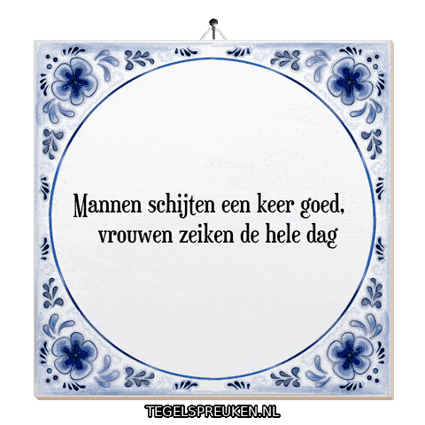 Humor Wijsheid Sticker by Tegelspreuken.nl