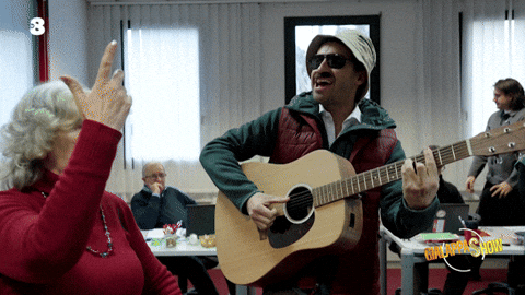 Karaoke Canzone GIF by Tv8it