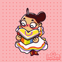 Girl Love GIF by JenChibi