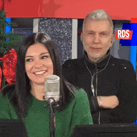 Surprise Hello GIF by RDS 100% Grandi Successi