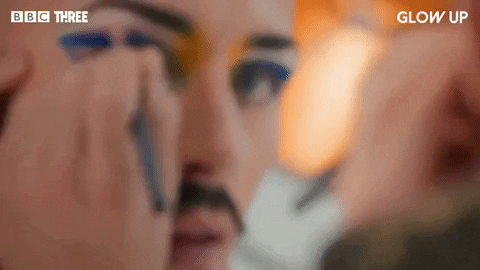 Glow Up Make-Up GIF by BBC Three