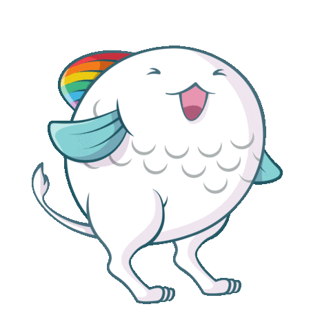 Happy Rainbow Sticker by Pridecommunity.co