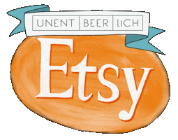 unentbeerlich beer shop online lettering Sticker