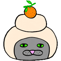 New Year Cat Sticker