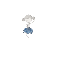 KatjaRei illustration tanzen ballerina freude Sticker