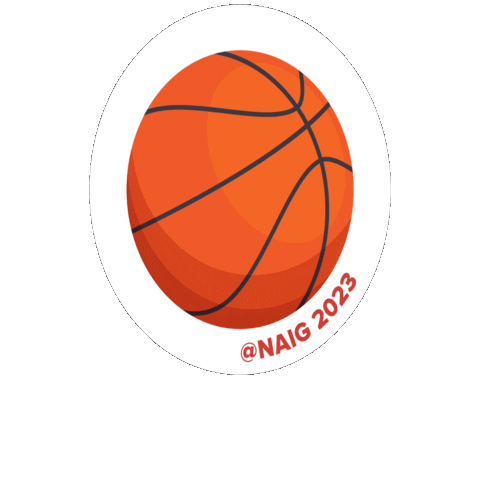 Basketball Ball Sticker by NAIG2023