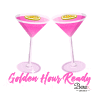 Drinks Golden Hour Sticker by Boux  Avenue