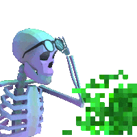 Glasses Plant Sticker by jjjjjohn