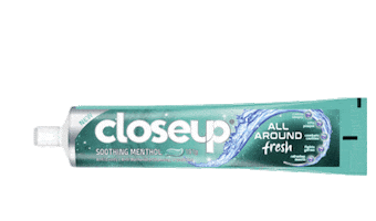 closeupph fresh teeth toothpaste closeup Sticker