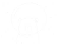 Stars Astronaut Sticker by Grizzli Bear