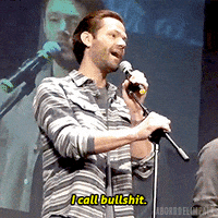 aborddelimpala bullshit jared padalecki reaction gifs aborddelimpala GIF