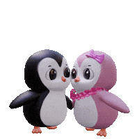 Love You Kiss Sticker by Pengu