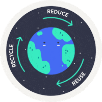 Planet Reduce Sticker by Earth Day Canada