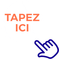 Blanc Cliquez Sticker by Flexy
