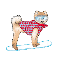 Xmas Sticker by POLDO DOG COUTURE