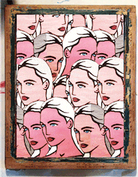 woman painting GIF by Ryan Seslow