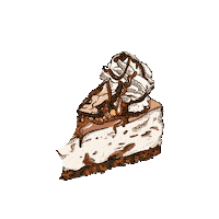 Chocolate Cake Sticker by factoryandco