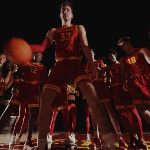 Basketball Hoops GIF by USC Trojans