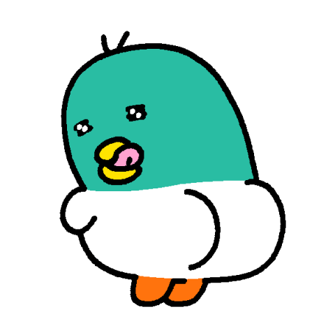 pikuiku giphyupload 오리 mallard dancing duck Sticker