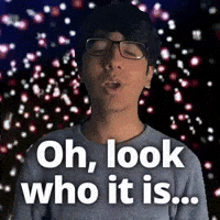 Oh, look who it is...