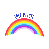 AZULPIPITA love is love arcoiris azulpipita Sticker
