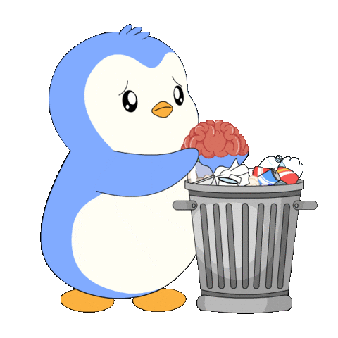 Penguin Try Again Sticker by Pudgy Penguins