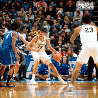 Go Blue College Basketball GIF by NCAA March Madness