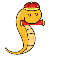 Chinese New Year Snake Sticker