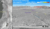 Simulation Shaking GIF by Southern California Earthquake Center