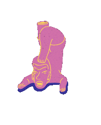 Famosisima mexico archaeology babyface acrobata Sticker